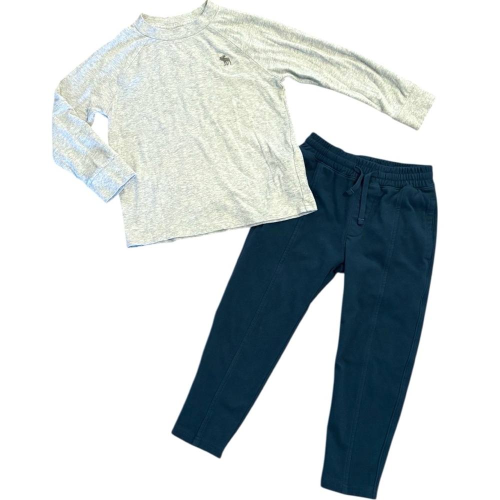 abercrombie kids Navy Jogger Sweatpants